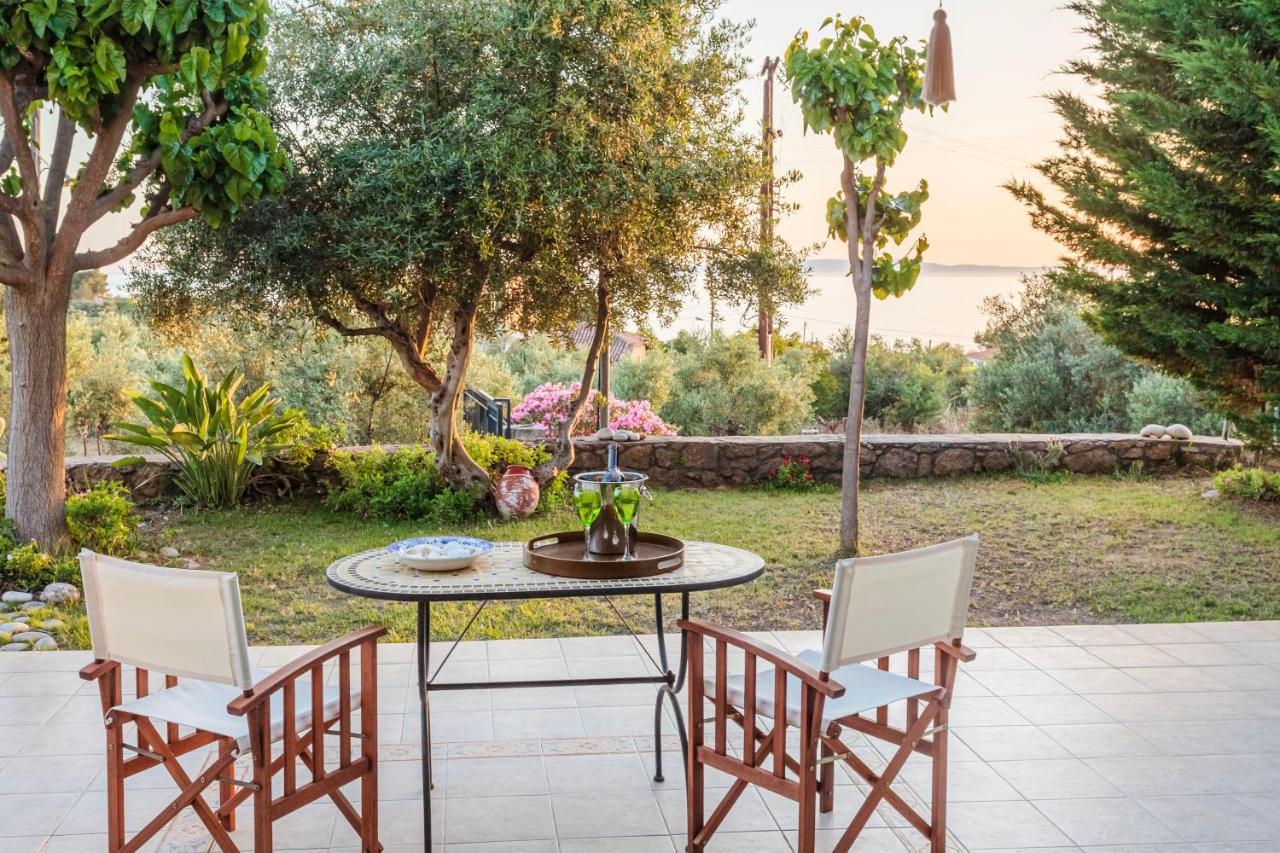 Lavender Garden Retreat - Secluded Seaside Getaway Apartment Kotronion  Екстериор снимка